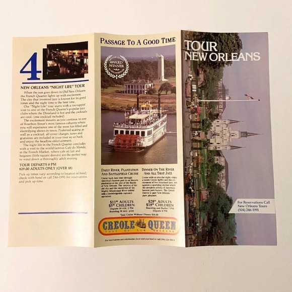 Vintage New Orleans Tour Brochures Holiday Inn Crowne Plaza and Jazz Festival - Picture 5 of 16